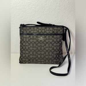 Coach Black and Brown Crossbody Bag